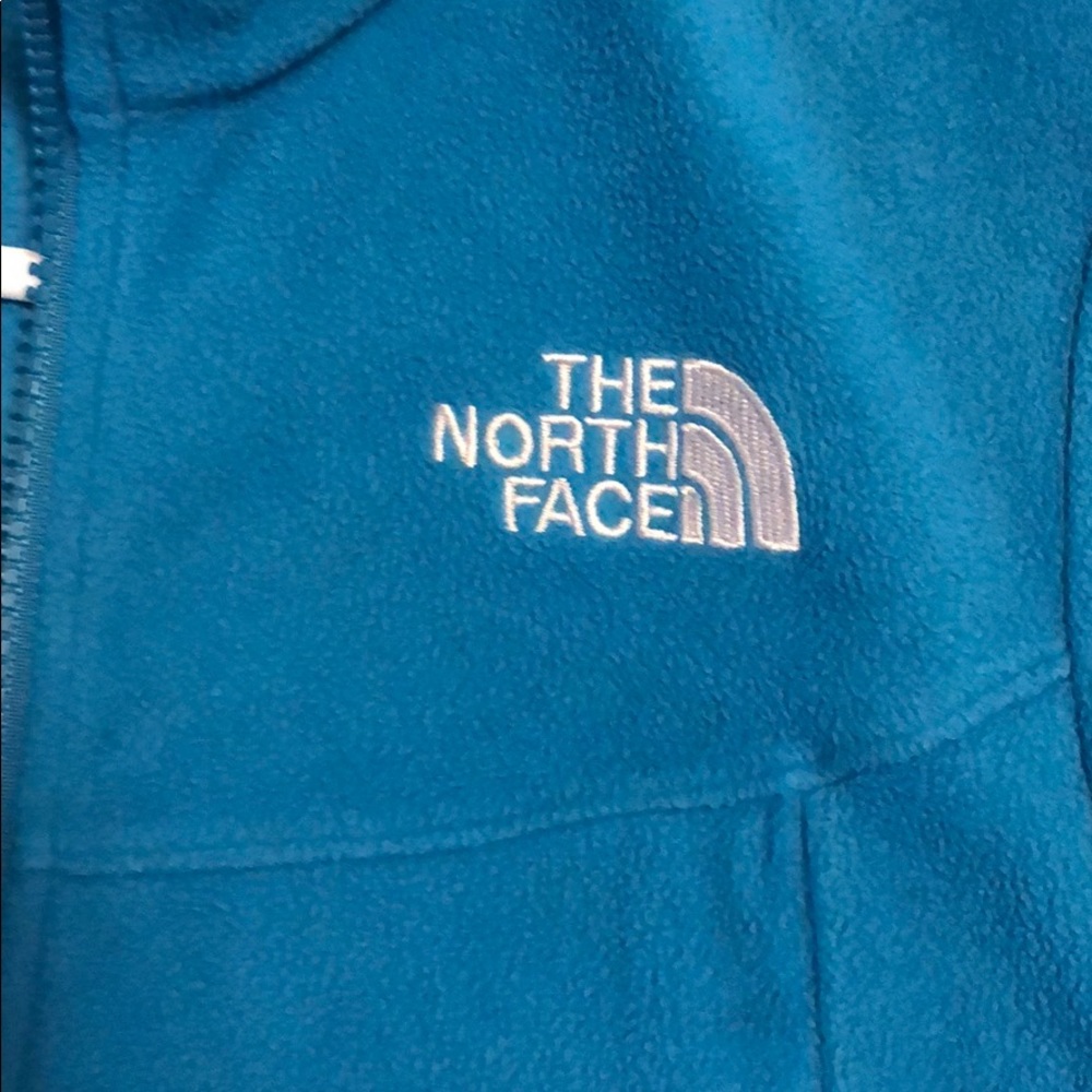 Teal North Face jacket - Picture 3 of 3